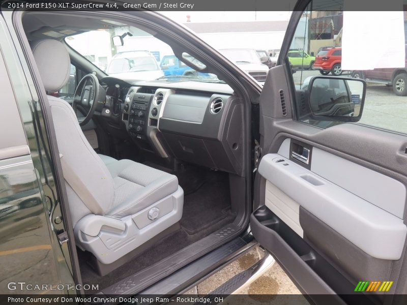 Green Gem / Steel Grey 2014 Ford F150 XLT SuperCrew 4x4
