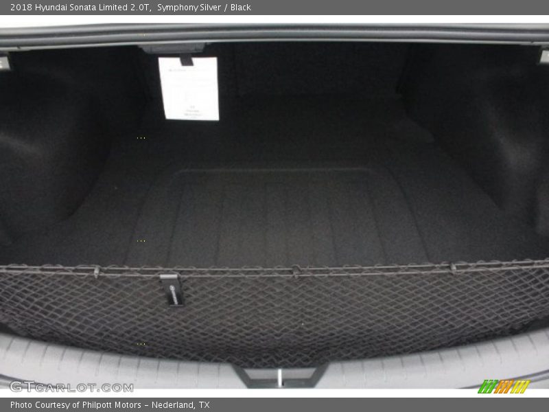 Symphony Silver / Black 2018 Hyundai Sonata Limited 2.0T