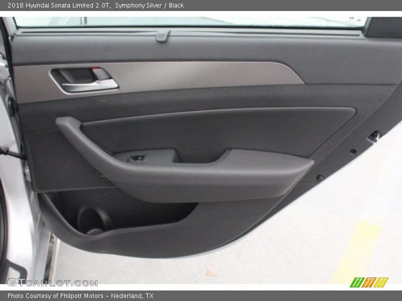 Symphony Silver / Black 2018 Hyundai Sonata Limited 2.0T
