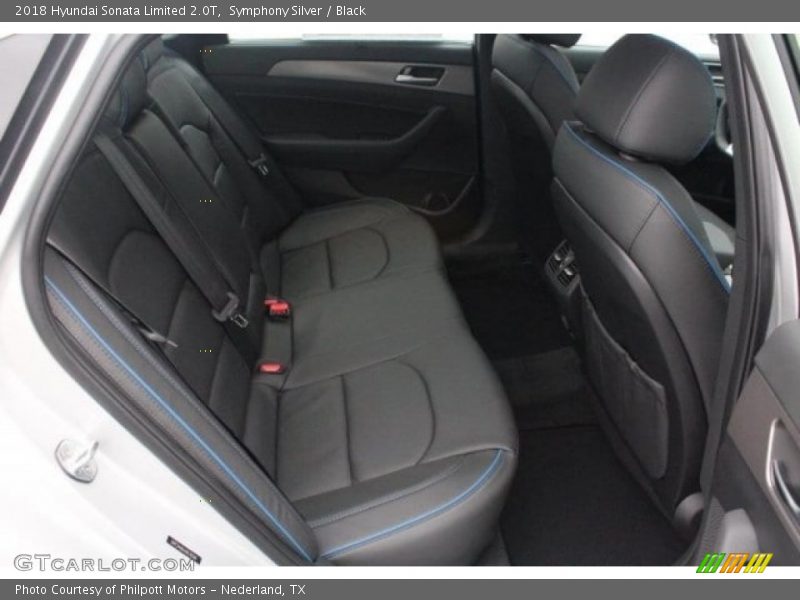 Symphony Silver / Black 2018 Hyundai Sonata Limited 2.0T