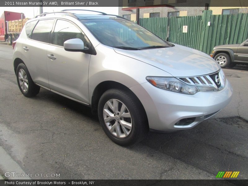 Brilliant Silver / Black 2011 Nissan Murano SV AWD