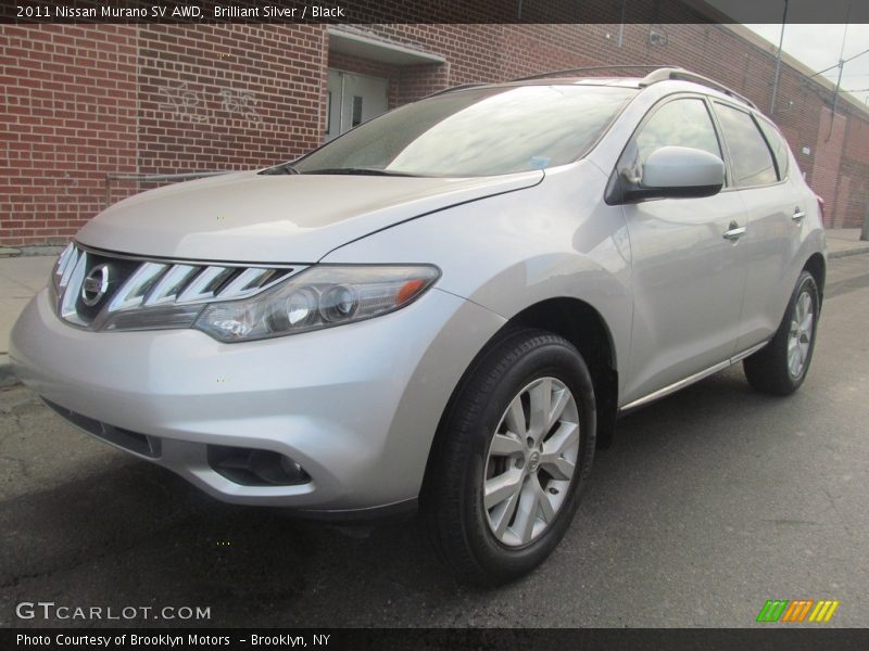 Brilliant Silver / Black 2011 Nissan Murano SV AWD