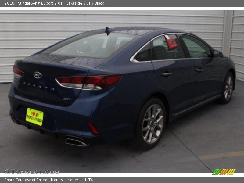 Lakeside Blue / Black 2018 Hyundai Sonata Sport 2.0T