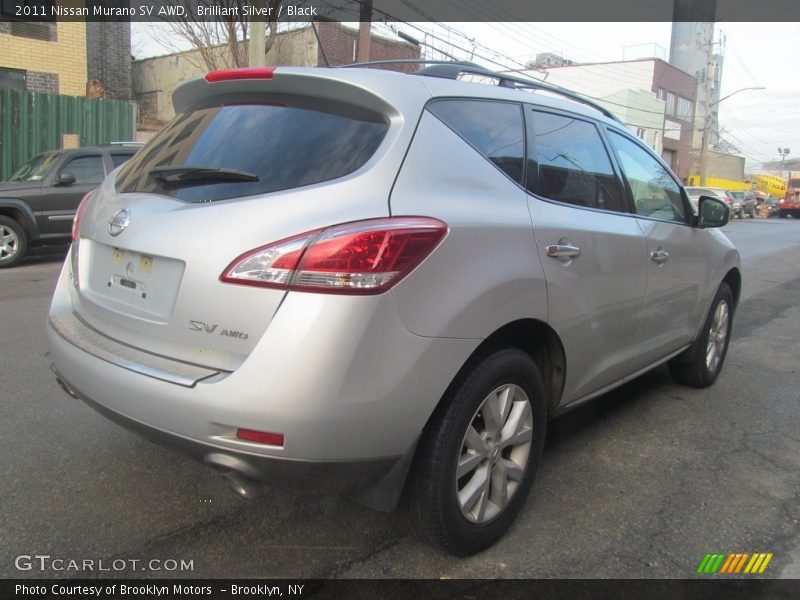 Brilliant Silver / Black 2011 Nissan Murano SV AWD