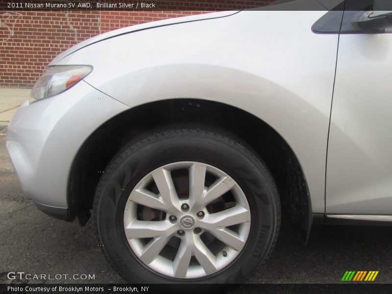 Brilliant Silver / Black 2011 Nissan Murano SV AWD