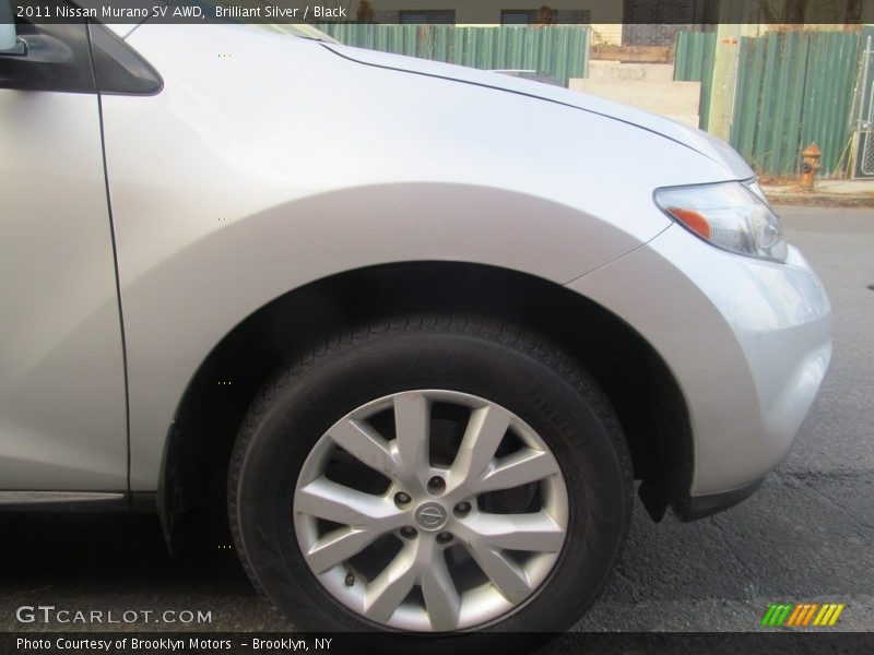 Brilliant Silver / Black 2011 Nissan Murano SV AWD