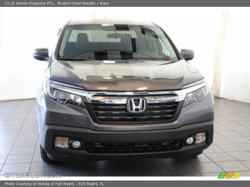 Modern Steel Metallic / Black 2018 Honda Ridgeline RTL