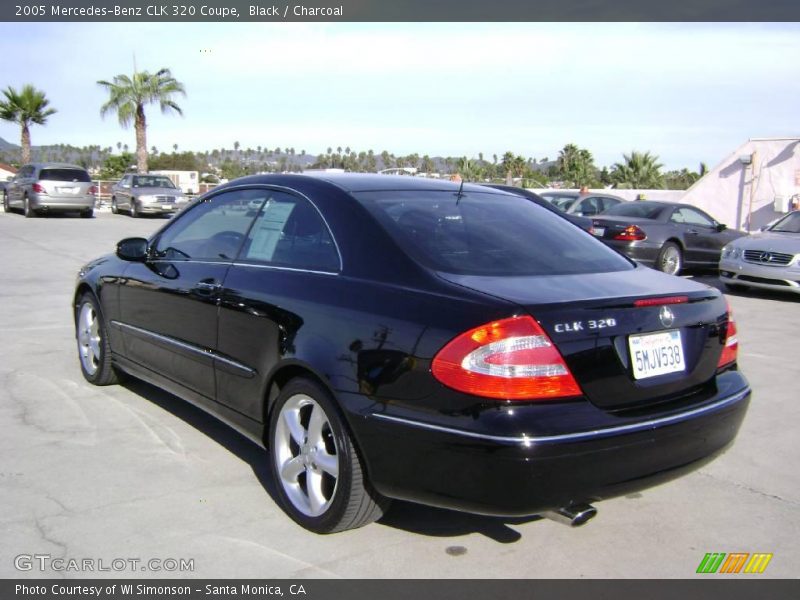 Black / Charcoal 2005 Mercedes-Benz CLK 320 Coupe