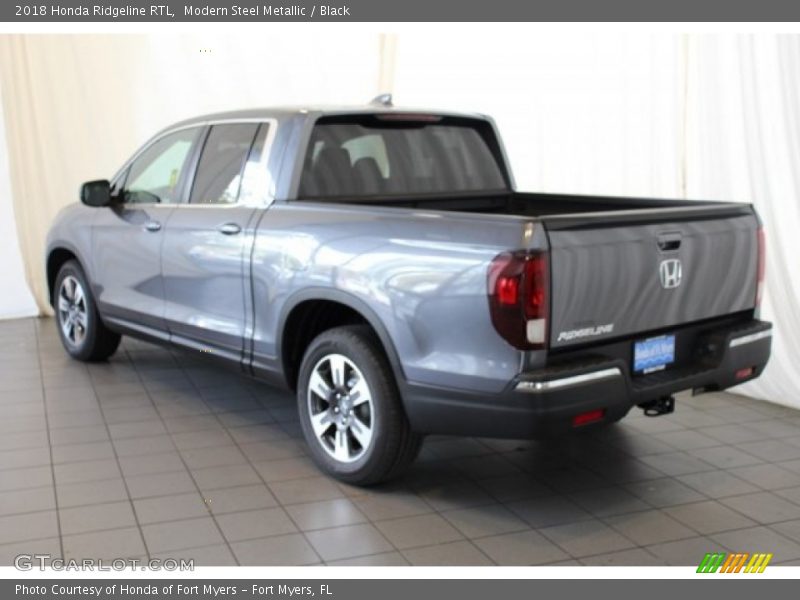 Modern Steel Metallic / Black 2018 Honda Ridgeline RTL