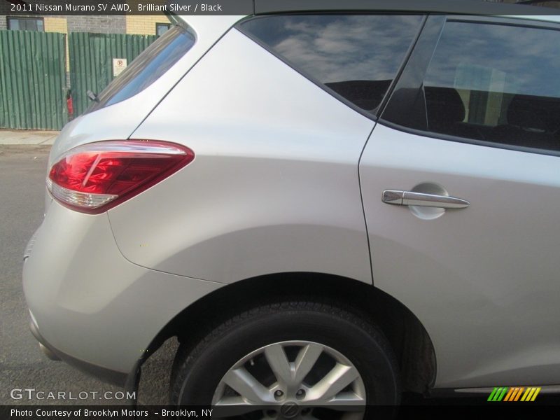 Brilliant Silver / Black 2011 Nissan Murano SV AWD