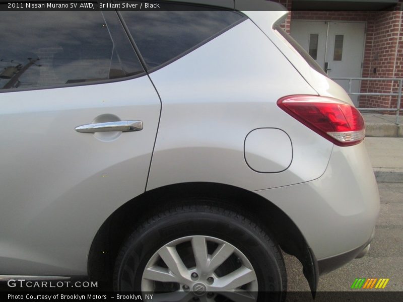 Brilliant Silver / Black 2011 Nissan Murano SV AWD