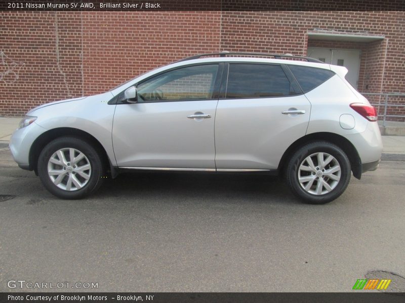Brilliant Silver / Black 2011 Nissan Murano SV AWD