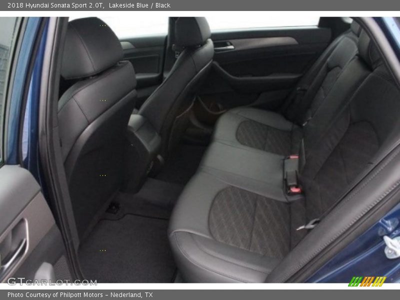 Lakeside Blue / Black 2018 Hyundai Sonata Sport 2.0T