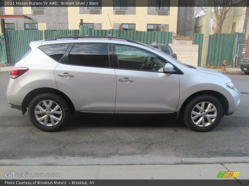 Brilliant Silver / Black 2011 Nissan Murano SV AWD