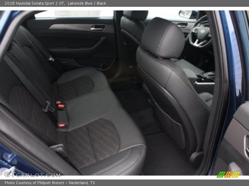 Lakeside Blue / Black 2018 Hyundai Sonata Sport 2.0T
