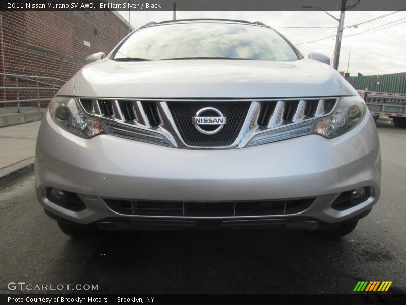 Brilliant Silver / Black 2011 Nissan Murano SV AWD