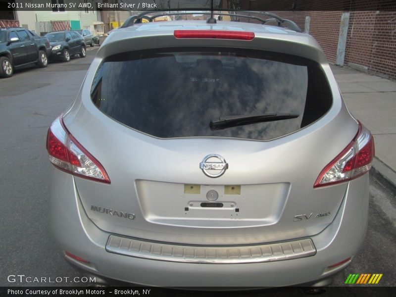 Brilliant Silver / Black 2011 Nissan Murano SV AWD