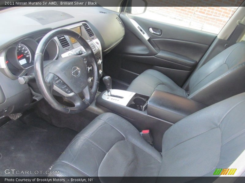 Brilliant Silver / Black 2011 Nissan Murano SV AWD