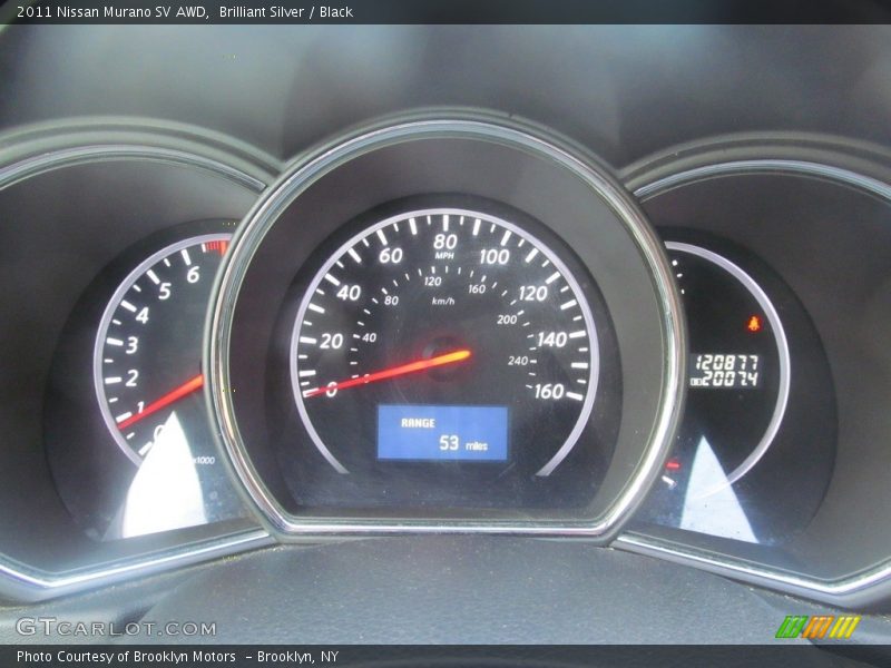 Brilliant Silver / Black 2011 Nissan Murano SV AWD