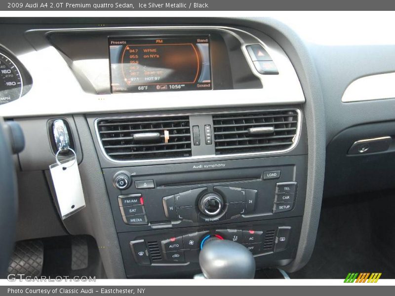 Ice Silver Metallic / Black 2009 Audi A4 2.0T Premium quattro Sedan