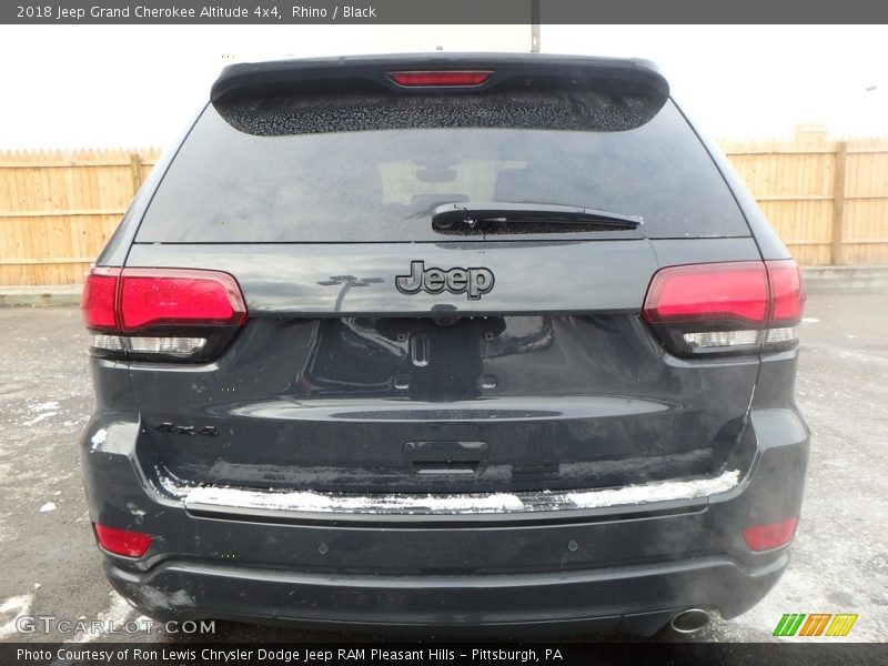 Rhino / Black 2018 Jeep Grand Cherokee Altitude 4x4