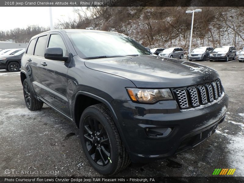 Rhino / Black 2018 Jeep Grand Cherokee Altitude 4x4