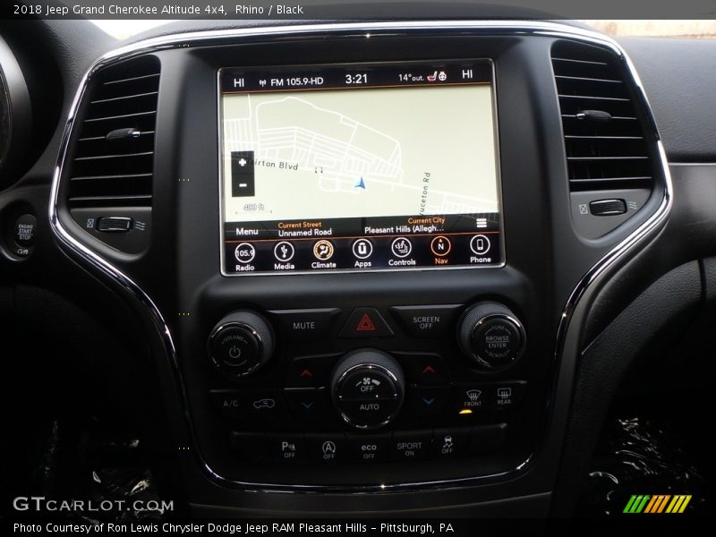 Rhino / Black 2018 Jeep Grand Cherokee Altitude 4x4