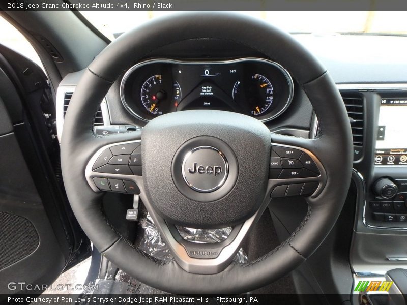 Rhino / Black 2018 Jeep Grand Cherokee Altitude 4x4