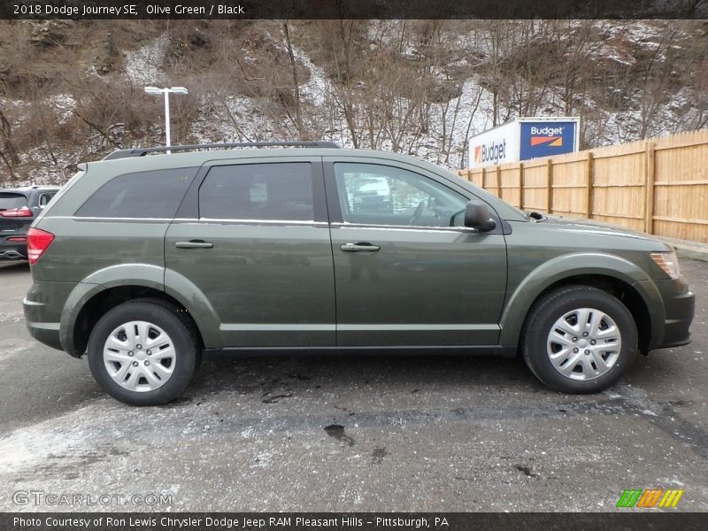 Olive Green / Black 2018 Dodge Journey SE