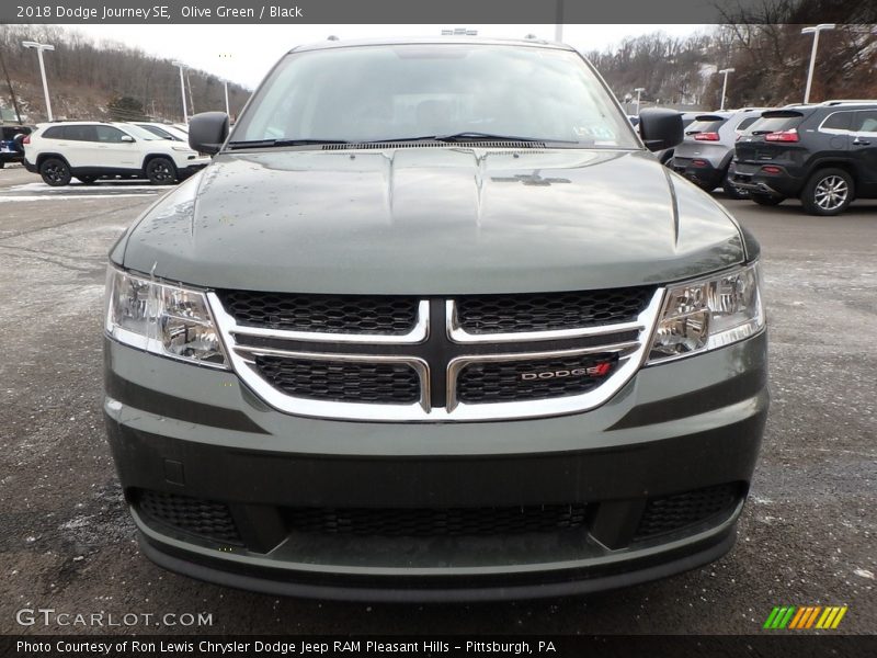 Olive Green / Black 2018 Dodge Journey SE