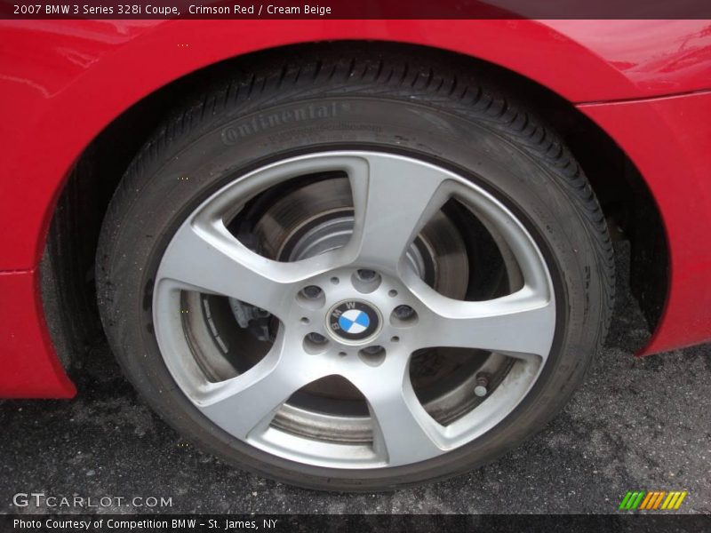 Crimson Red / Cream Beige 2007 BMW 3 Series 328i Coupe