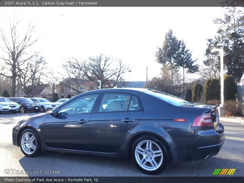 Carbon Gray Pearl / Parchment 2007 Acura TL 3.2