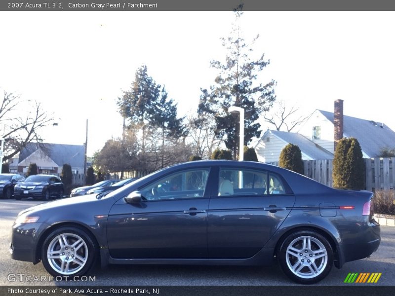 Carbon Gray Pearl / Parchment 2007 Acura TL 3.2