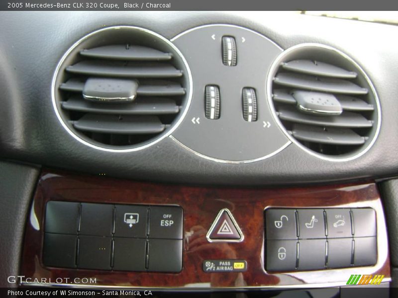 Black / Charcoal 2005 Mercedes-Benz CLK 320 Coupe