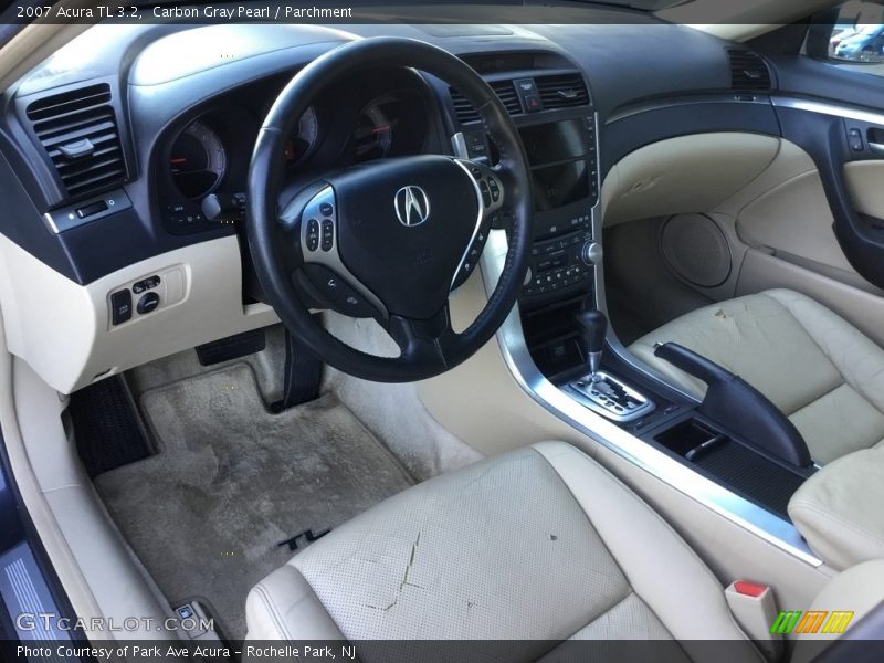 Carbon Gray Pearl / Parchment 2007 Acura TL 3.2