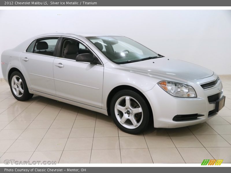 Silver Ice Metallic / Titanium 2012 Chevrolet Malibu LS