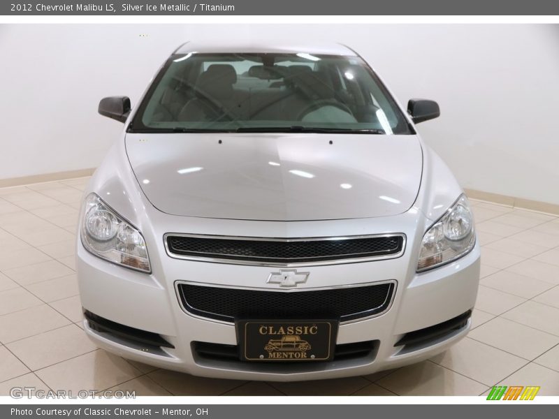 Silver Ice Metallic / Titanium 2012 Chevrolet Malibu LS