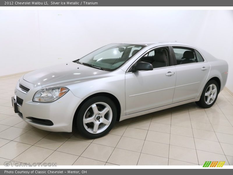 Silver Ice Metallic / Titanium 2012 Chevrolet Malibu LS