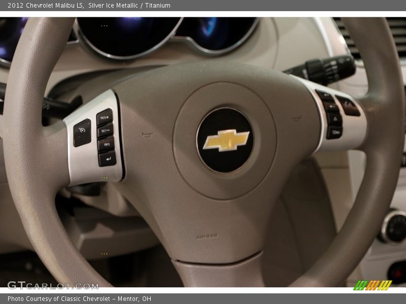Silver Ice Metallic / Titanium 2012 Chevrolet Malibu LS