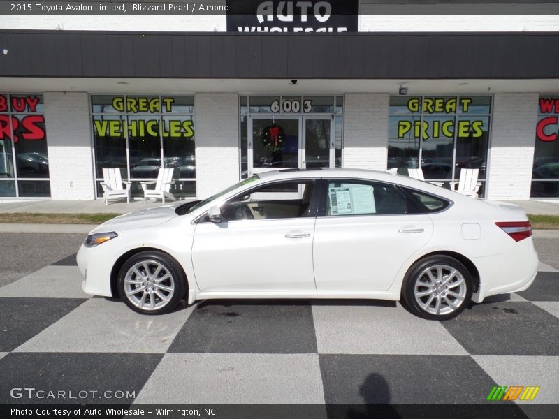 Blizzard Pearl / Almond 2015 Toyota Avalon Limited