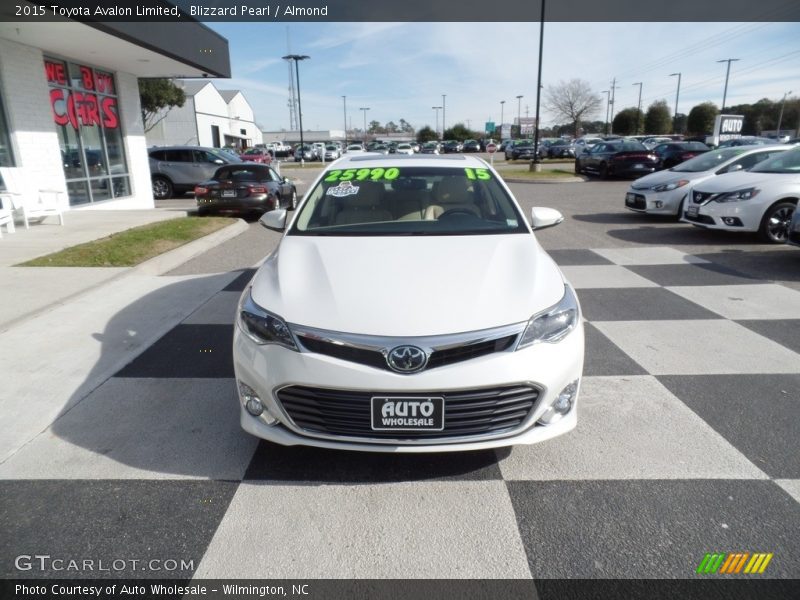 Blizzard Pearl / Almond 2015 Toyota Avalon Limited