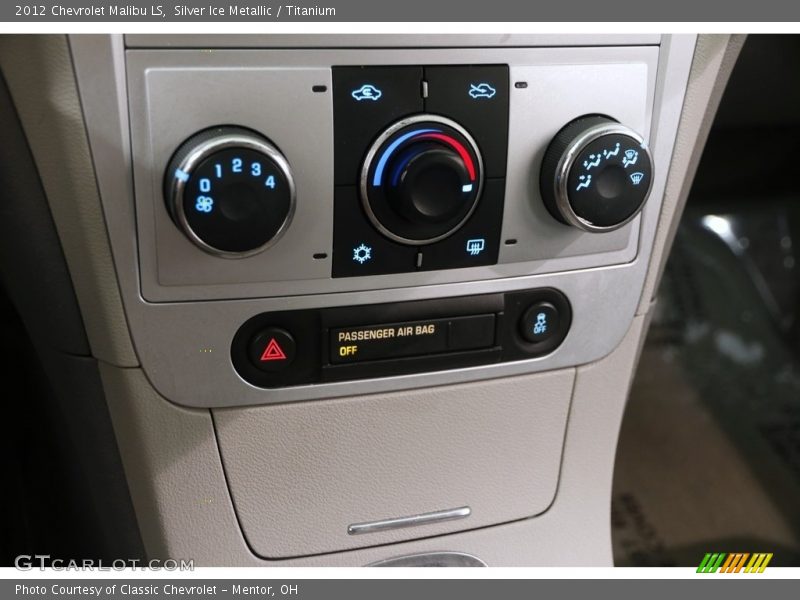 Silver Ice Metallic / Titanium 2012 Chevrolet Malibu LS