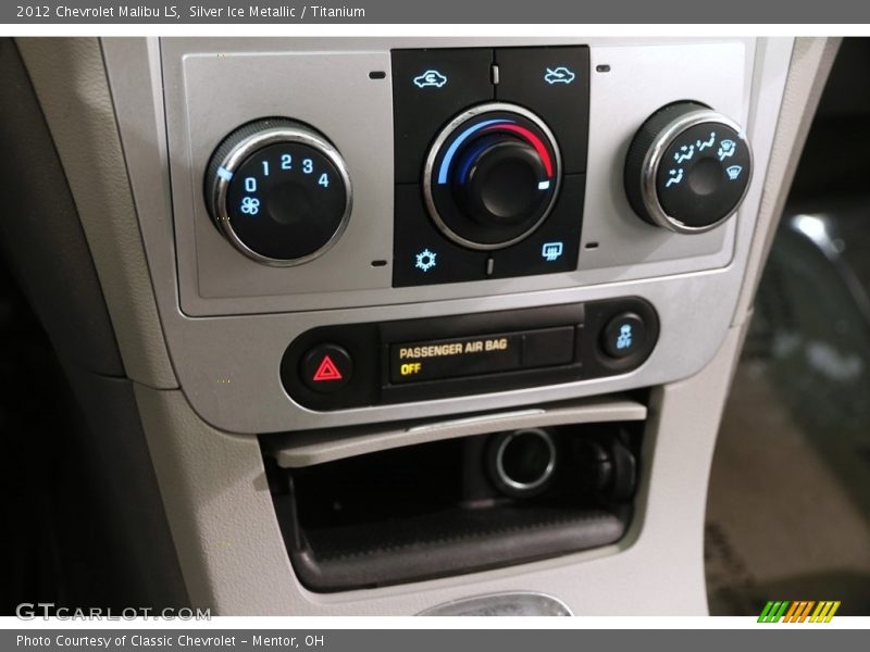 Silver Ice Metallic / Titanium 2012 Chevrolet Malibu LS