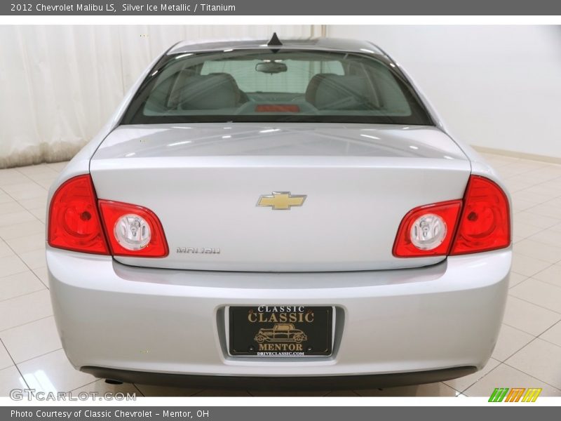 Silver Ice Metallic / Titanium 2012 Chevrolet Malibu LS