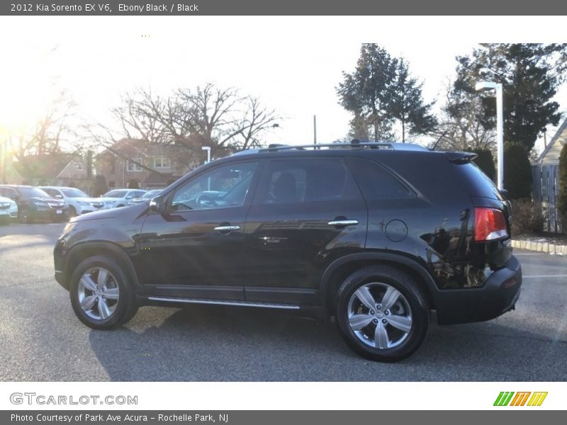 Ebony Black / Black 2012 Kia Sorento EX V6