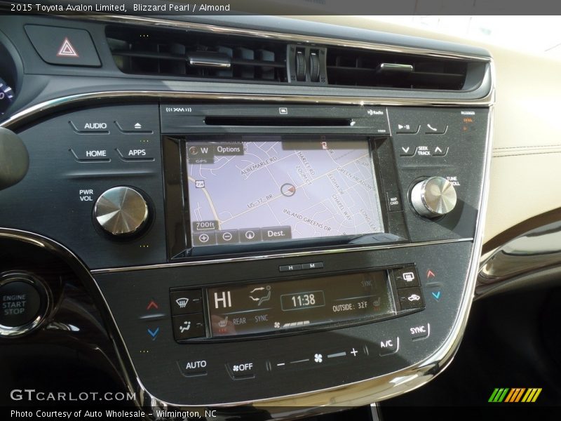 Blizzard Pearl / Almond 2015 Toyota Avalon Limited