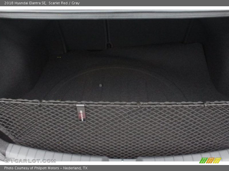 Scarlet Red / Gray 2018 Hyundai Elantra SE
