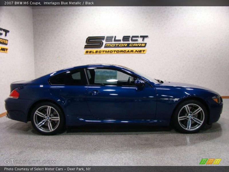 Interlagos Blue Metallic / Black 2007 BMW M6 Coupe