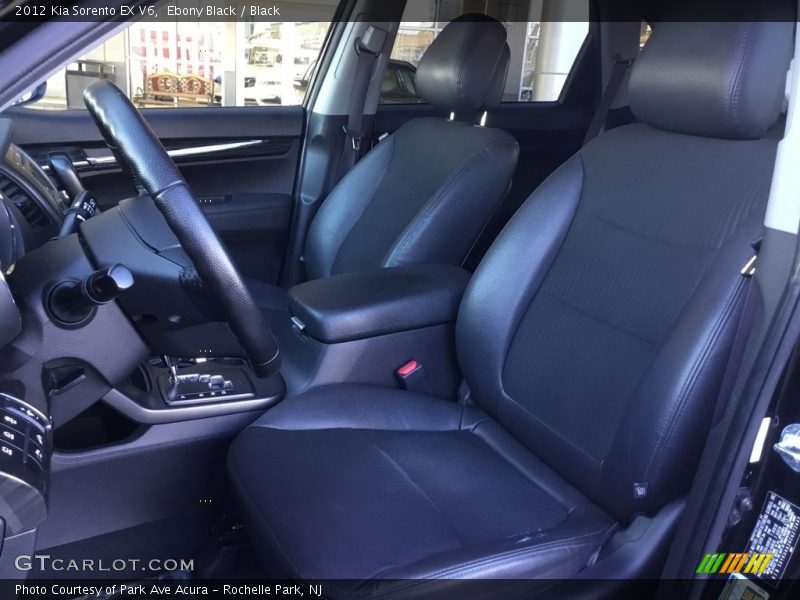 Ebony Black / Black 2012 Kia Sorento EX V6