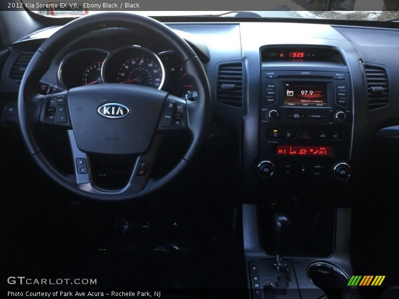 Ebony Black / Black 2012 Kia Sorento EX V6